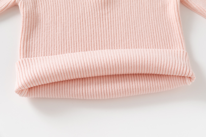 AutumnWinter Childrens Clothing Girls Solid-color Sweater