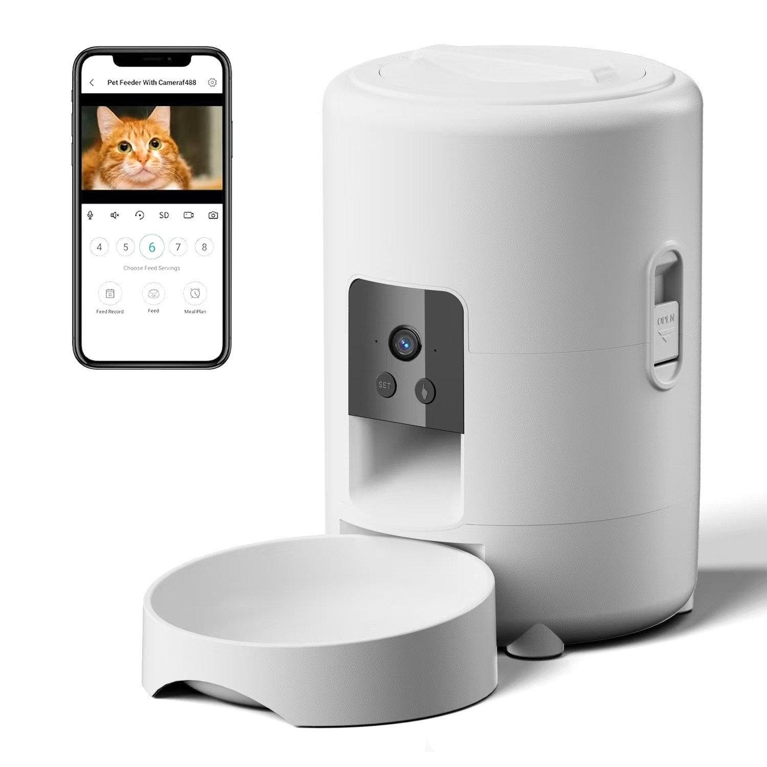 Pet Smart Feeder 2L Dog Food Dispenser